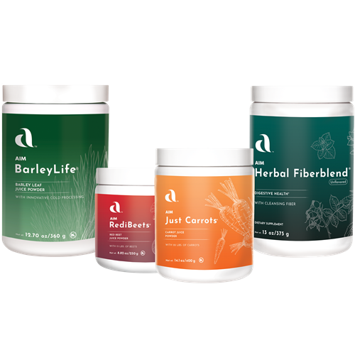 Starter Pack: Body Booster 2 — Garden Trio, unflav. Herbal Fiberblend powders