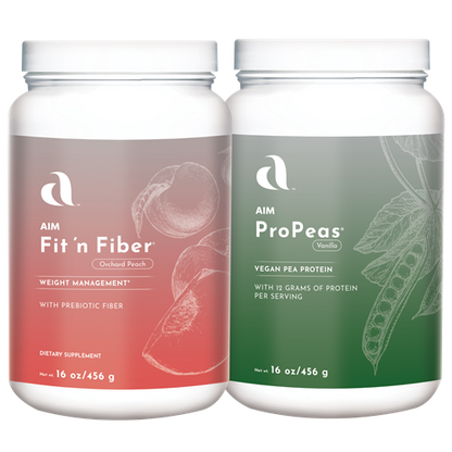 Lean Team combo— ProPeas, fit ’n fiber powders