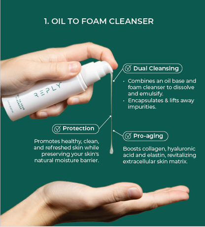 REPLY ™ Oil to Foam Cleanser - 2.25 fl oz/67 ml