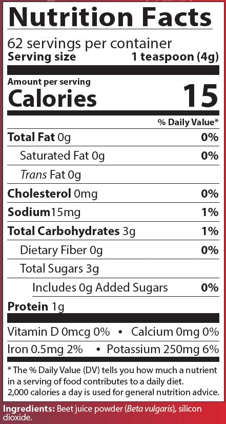 RediBeets ® — 8.8 oz/250 g powder