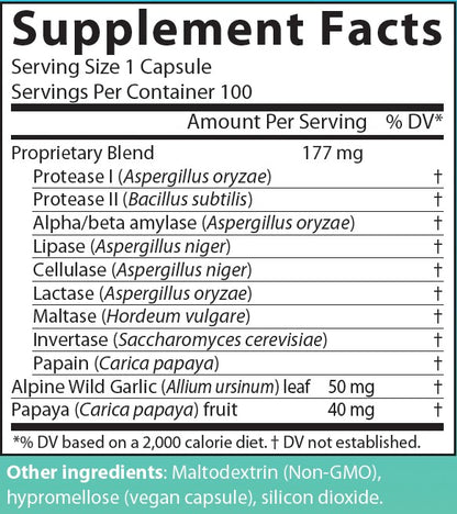 PrepZymes ® — 100 vegan capsules