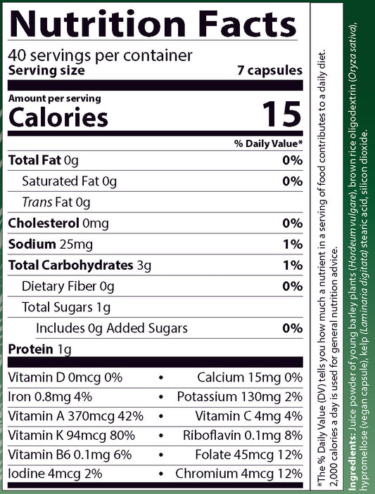 BarleyLife ® — 280 vegan capsules