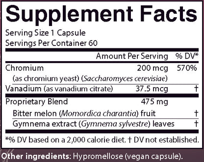 GlucoChrom ® — 60 vegan capsules