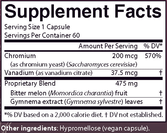 GlucoChrom ® — 60 vegan capsules