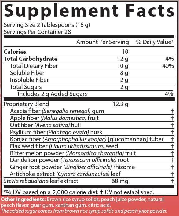Fit 'n Fiber ® — 16 oz/456 g Prebiotic Powder