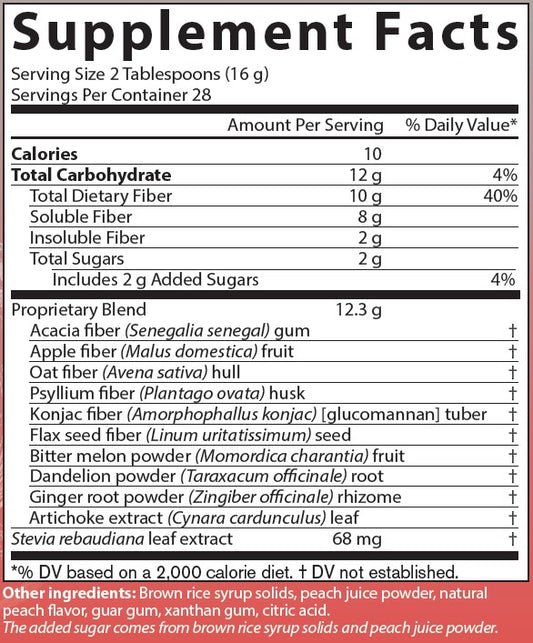 Fit 'n Fiber ® — 16 oz/456 g Prebiotic Powder